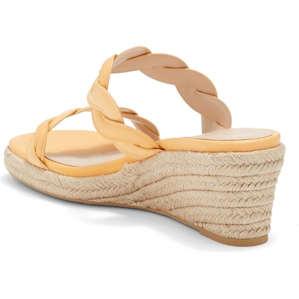 Stuart Weitzman Twist Espadrille Wedge Sandal Size 7 New - Picture 2 of 10